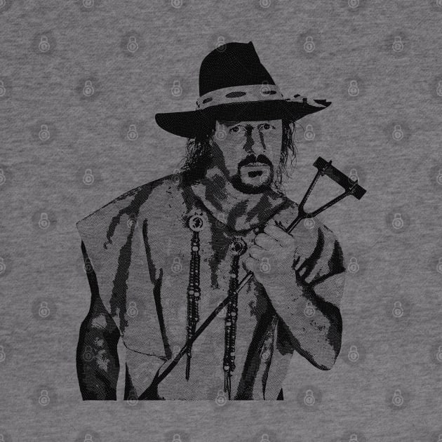 Terry Funk Simple Engrved by Chillashop Artstudio